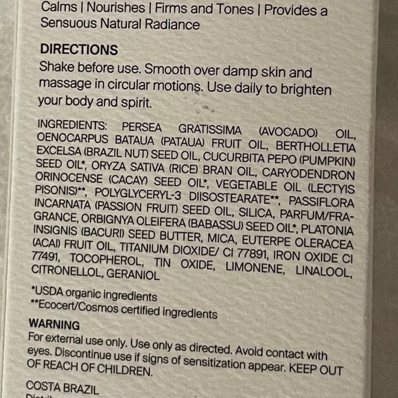 Costa Brazil - Lua Moonlight Oil & SOL Sunlight Oil & zip bag | NWOT | Body Oil - Picture 7 of 14